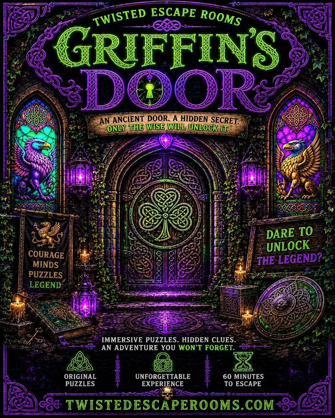 Griffin's Door escape room — corporate event booking